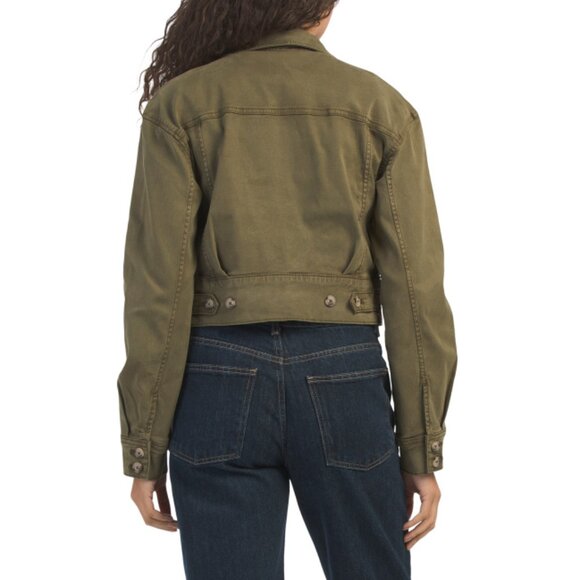 PAIGE Military Green Cerra Jacket - Picture 2 of 2